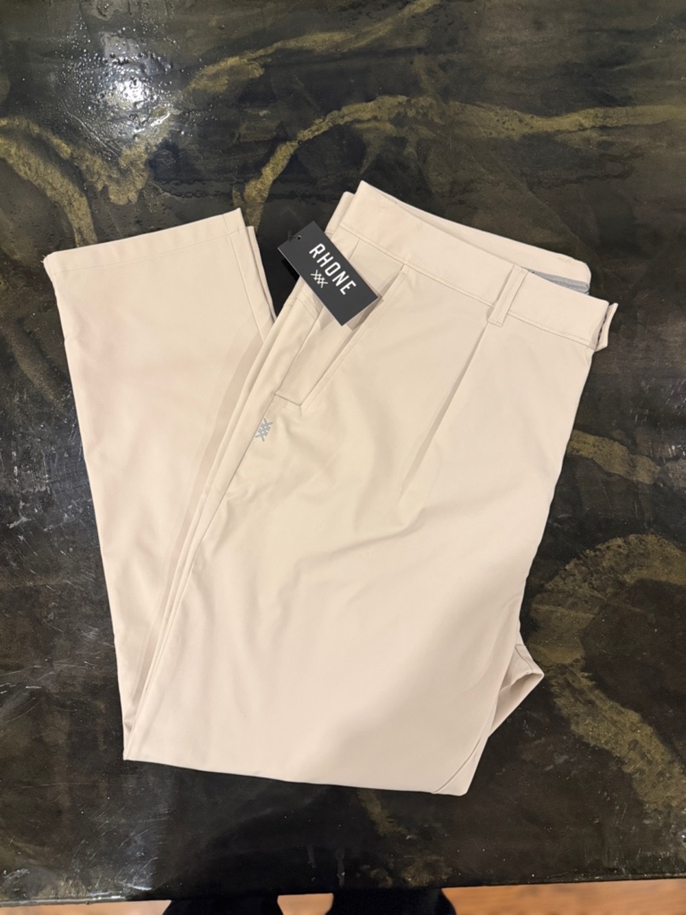 RHONE Men's Chinos in Light Tan